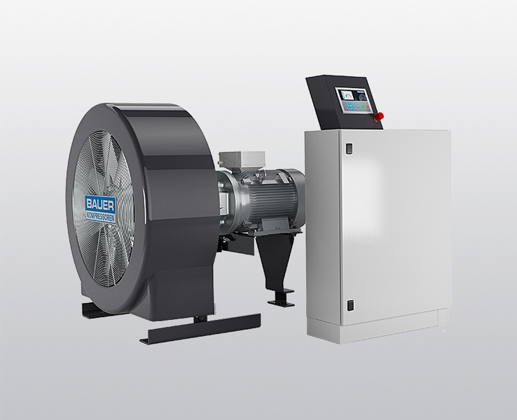 90 – 370 bar, air & nitrogen, 930 – 3000 l/min (GIB-series)